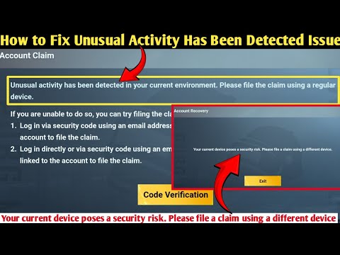 How to Fix Unusual activity has been detected in your current environment. Please use regular device