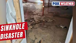 Rounds Of Heavy Rain In Michigan Causes A Home To Be Swallowed By A Sinkhole