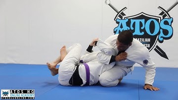How to Apply an Arm Bar From Half Guard - Andre Galvao