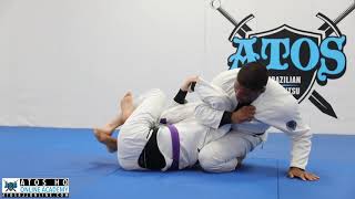 How to Apply an Arm Bar From Half Guard - Andre Galvao