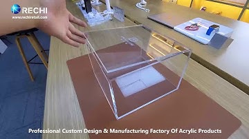 RECHI Acrylic Factory Manufacture Acrylic Display Case,Acrylic Display Box,Clear Acrylic Showcase