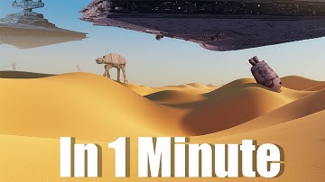 how to create a sand dune desert in 1 Minute in Blender Tutorial