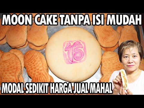 MOON CAKE TANPA ISI SANGAT MUDAH DI BUAT!!!