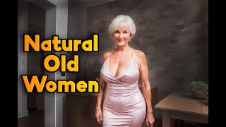 Natural Older Woman OVER 60 | Classy Dressed ► 19