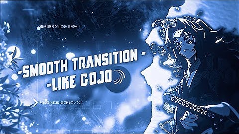 How to make smooth transition like [GOJO神] in Alight motion || "Free Preset" ||