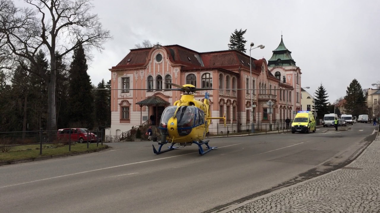 Vrtulník v Broumově, Eurocopter EC135T2 - odlet