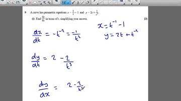 OCR C4 June 2013 q9i - A2 Maths - Parametric Equations