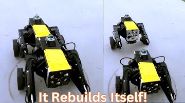 It separate and attaches Itself! World’s First Fully Modular Intelligent Robot