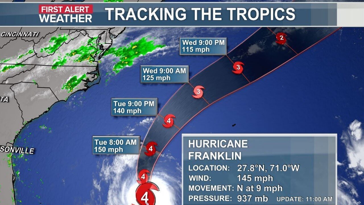 Tropical Update Franklin Now A Cat 4 Hurricane Idalia Headed Towards Tropical Update Franklin Now A Cat 4 Hurricane Idalia Headed Towards
