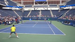 Alcaraz v Norrie, 2022 US Open practice, 4K