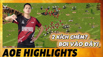 Chim Sẻ Đi Nắng cầm Cung A đối đầu với TOP 1 YAMATO! | AoE Highlights #aoe