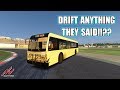 Bus Drift on Vallelunga Assetto Corsa