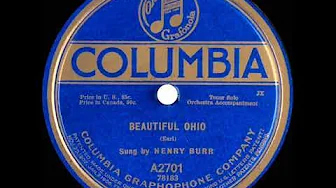 1918 Henry Burr - Beautiful Ohio 1918 Henry Burr - Beautiful Ohio