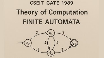 CSEIT GATE 1989: Theory of Computation - Finite Automata