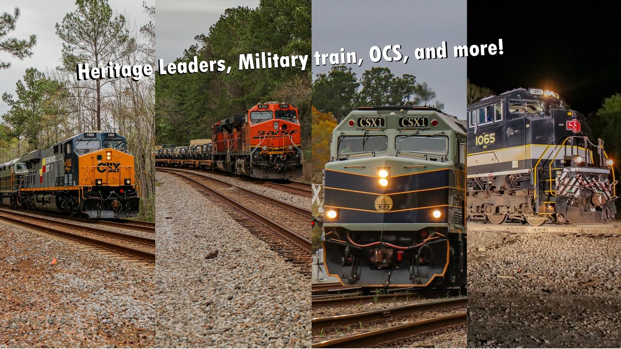 Heritage Units, Military train and the CSX OCS in one day ...