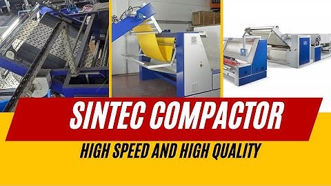 OPEN WIDTH KNITTED COMPACTOR MACHINE #machine #textile #sintec