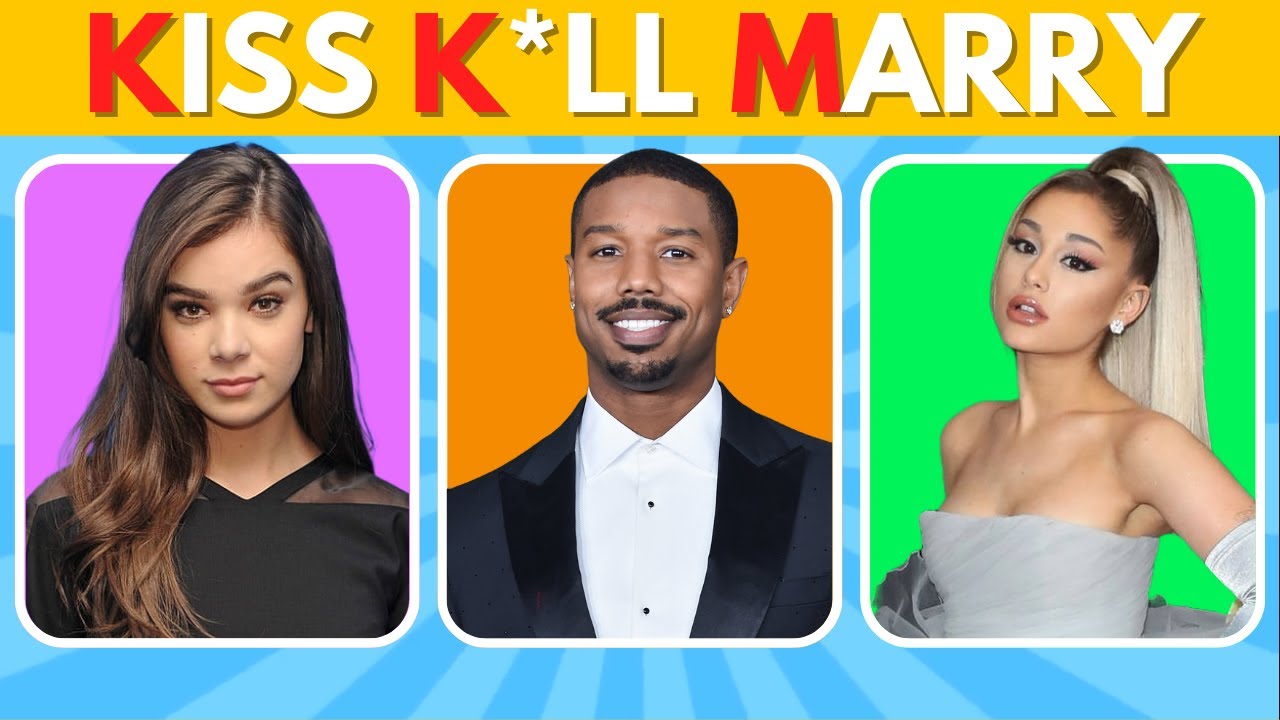 Marry One Kiss One, Kill One, Marry One: Celebrity Edition - YouTube