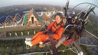 Paramotor fly in Thailand ​#funfly #paramotor #thiland #chaingmai #nepali #pilot