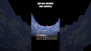 Welp, there goes my entire networth of netherite... #minecraftshorts #netherite #minecraftsmp Profile