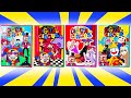 THE AMAZING DIGITAL CIRCUS 1,2,3,4 STORY GAMING BOOK / RAGHATA, GLOINK QUEEN, KAUFMO STORY SQUISHY