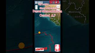 #Sismo #OceanoAtlantico 6.7 de Magnitud No hay Alerta de #Tsunami #Terremoto #Noticia #Compartir
