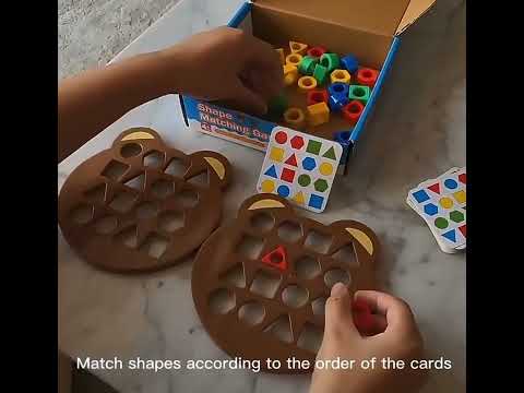 Настільна гра-головоломка для дошкільнят ShapeMatch, видео 1