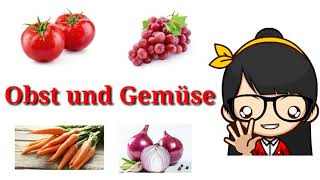 Deutsch Wortschatz 7 (Nomen) : Obst &  Gemüse | Nama Buah dan Sayuran Dalam Bahasa Jerman |