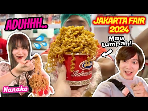 ORANG JEPANG MUKBANG MIE GORENG DI JAKARTA FAIR PRJ 2024!!