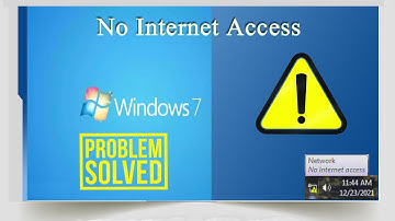 Yellow Triangle and no internet access on windows 7 Yellow triangle network error