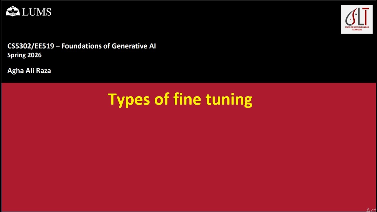 Generative AI L28: prompt tuning, prefix tuning, adapter tuning