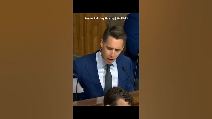 Senator Josh Hawley Exposing how Biden policies cause child trafficking in America! Accountability?