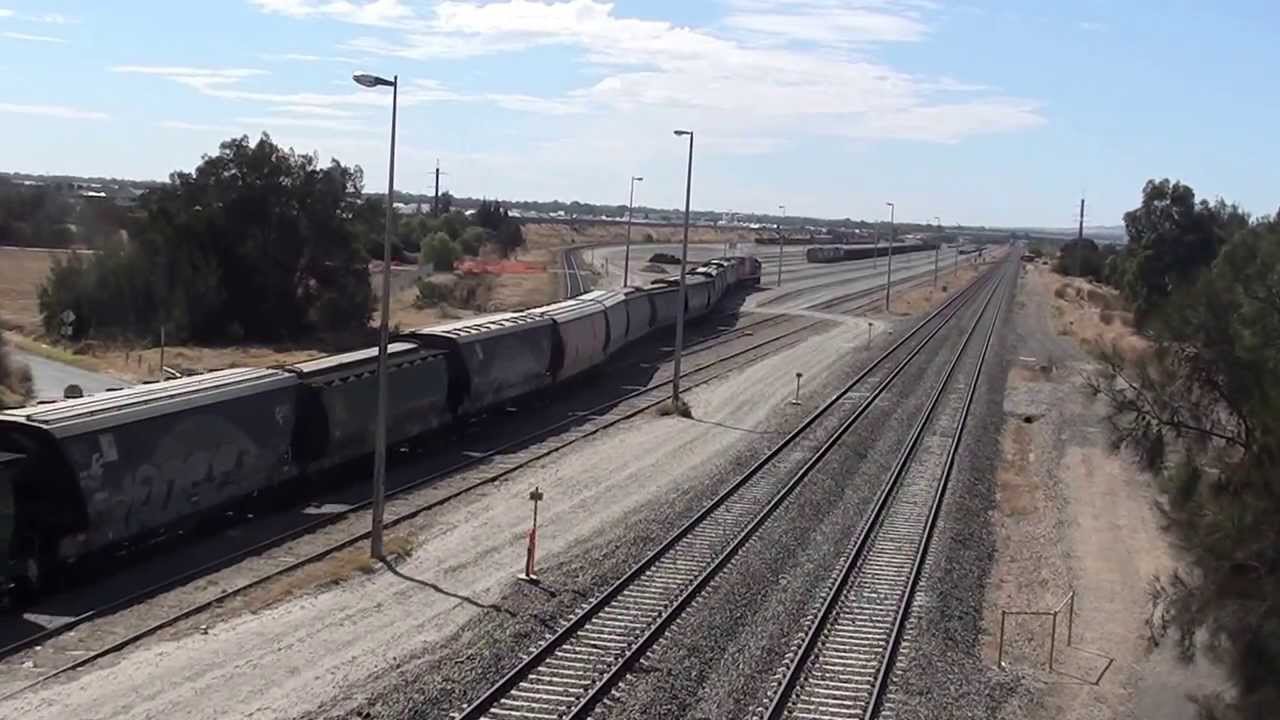 Dry Creek Rail Marshalling Yards & Depot Adelaide Video 2013