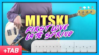 Mitski - First Love / Late Spring | Bass Cover with Play Along Tabs Resimi