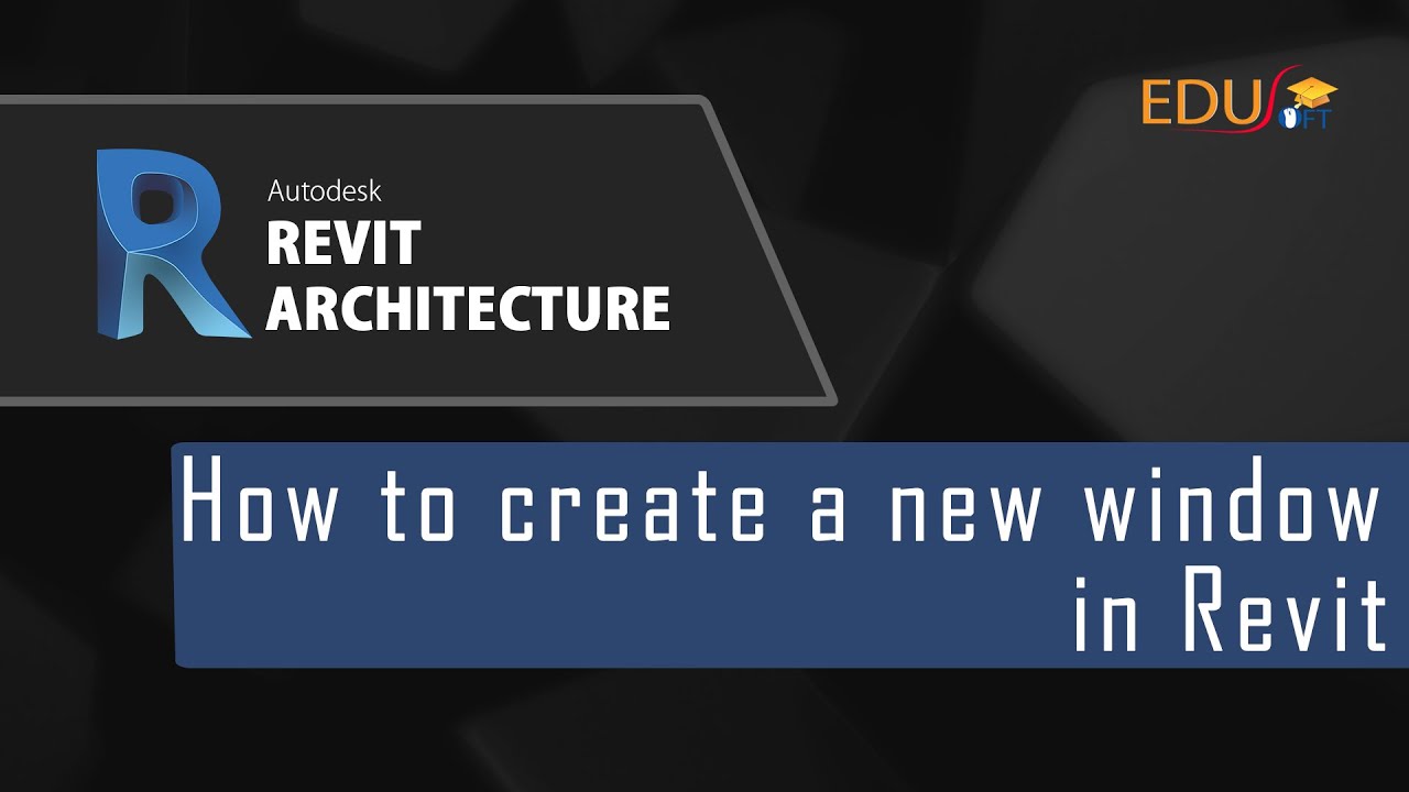 Advance tutorial for Revit: Create a new WINDOW in Revit family ...