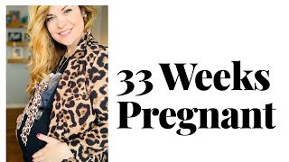 Pregnancy Symptoms 33 Weeks Baby Bump Update3Rd Trimester Vlog
