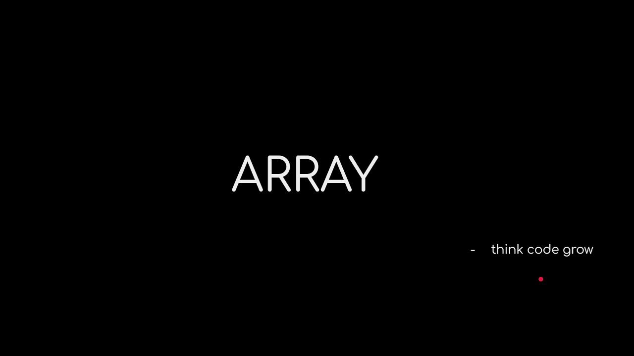 BASICS OF ARRAY DATA STRUCTURE | PROS AND CONS of using ARRAY | a ...