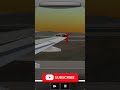 Landing video from window #speedsong # ytshorts # shorts🛬 #rfs