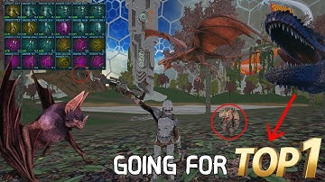 GOING FOR #1 ON THE MOST POPULATED SOLOS SERVER | ARK MESA SOLOS