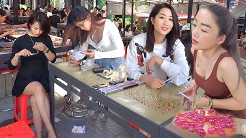 CHỢ ĐÁ QUÝ LỤC YÊN NHỮNG VIÊN ĐÁ TIỀN TỶ ĐƯỢC BÀY BÁN LA LIỆT NHƯ RAU CỎ