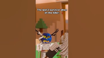 The Last 2 Survivor When Im the Killer | Forsaken Animation #forsakenroblox #roblox #funny