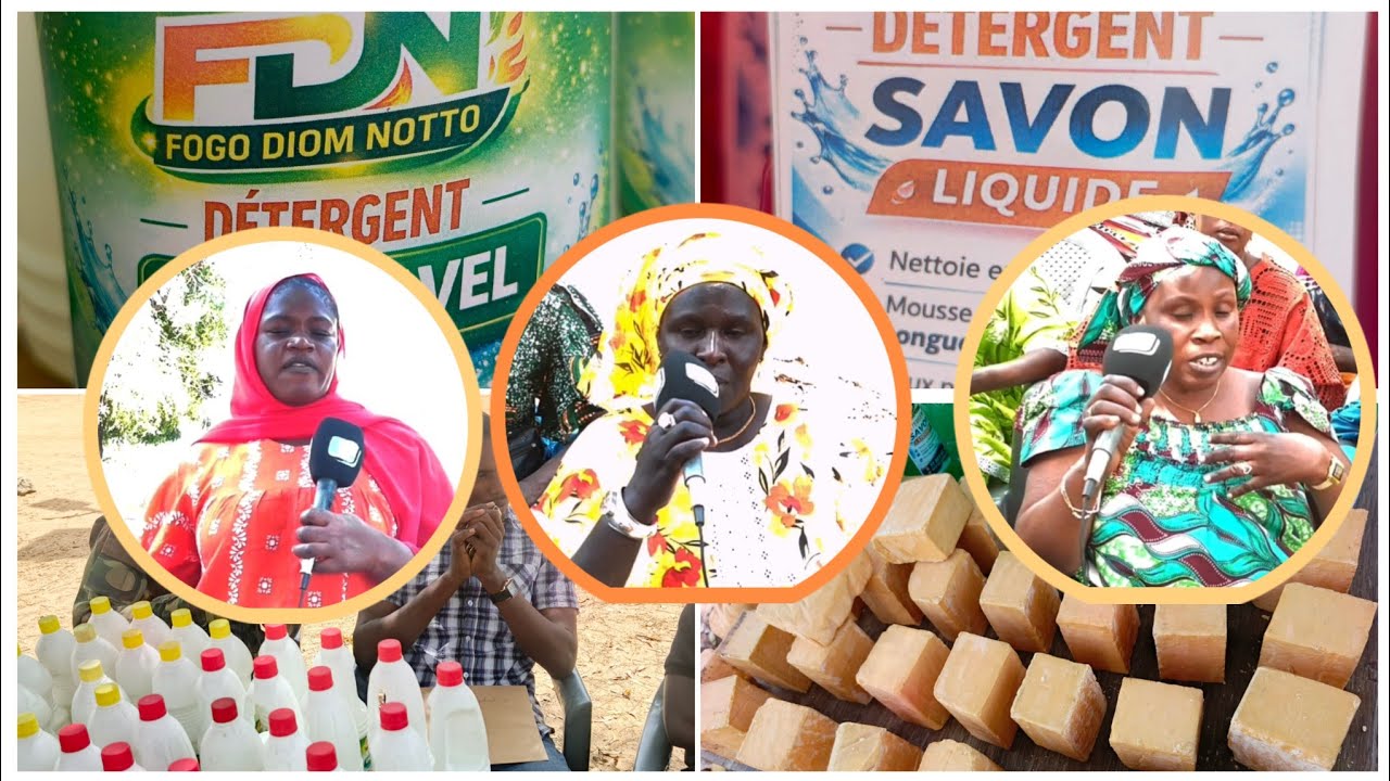 Transformation des détergents : les femmes handicapées de Notto Diobass remercient Mamour Séne