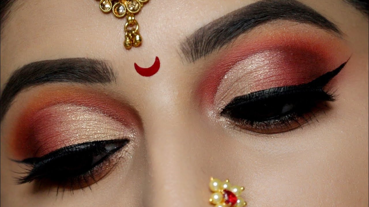 Maharashtrian Bridal Eye Makeup