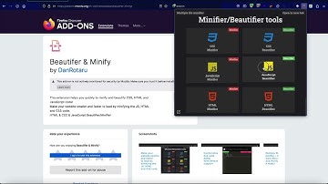 Firefox Extension Mini series | Beautifier & Minify | Bug Bounty Service LLC