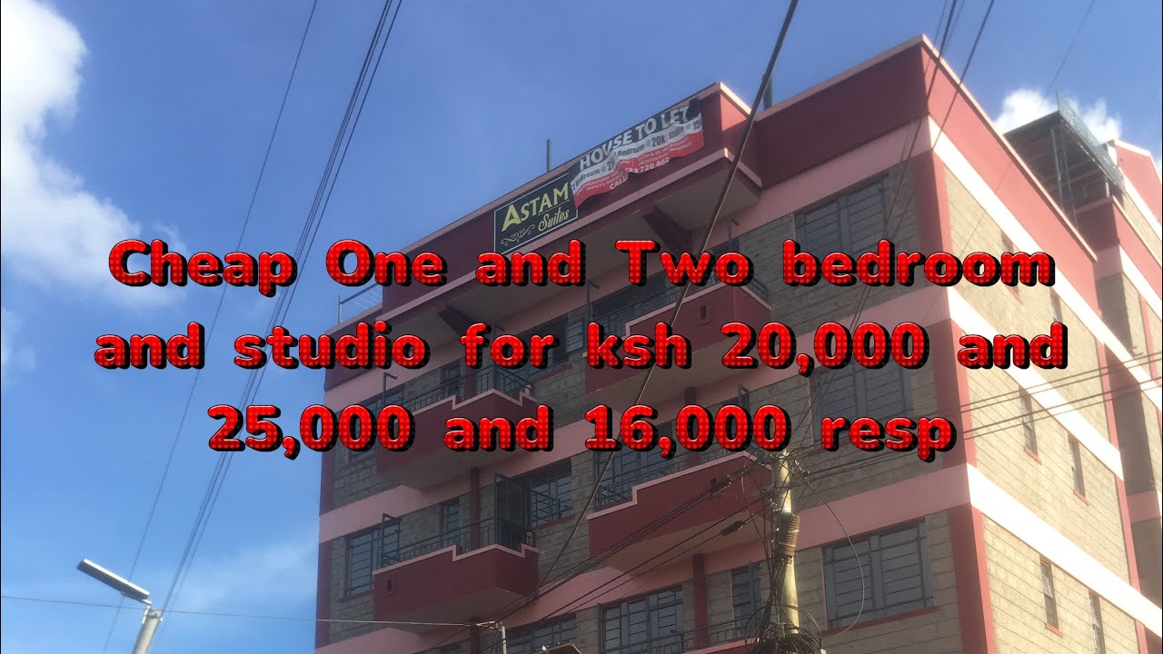 Cheap One bedroom along Waiyaki Way at Ksh 20,000,,Two bedroom ksh