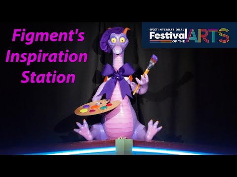 Figment's Inspiration Station Tour & Figment Popcorn Bucket Pickup - EPCOT Festival of the Arts 2023