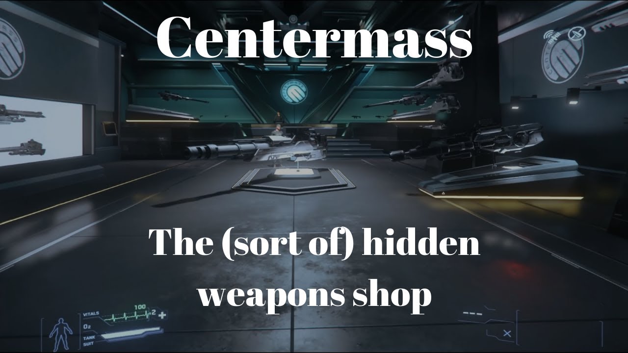 Star Citizen Area 18 (sort of) Hidden Weapons Shop YouTube