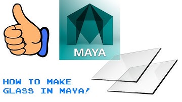 Maya 2017 Simple glass tutorial