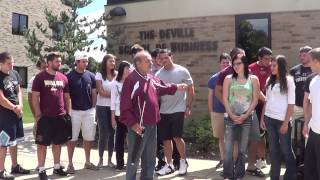 Prof. Joe Ezzie takes the ALS Ice Bucket Challenge