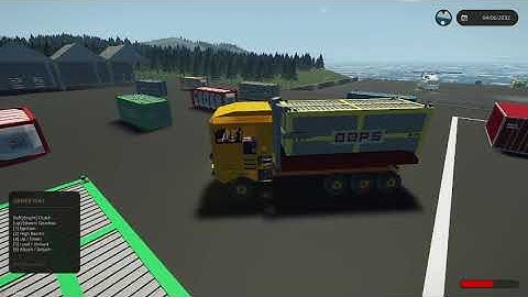 Stormworks container truck, from prototype to production.