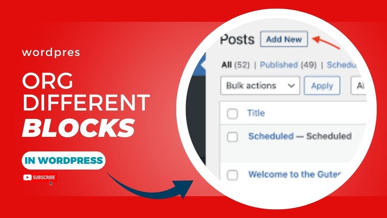 WordPress.org Different Blocks in WordPress (Beginner’s Guide)